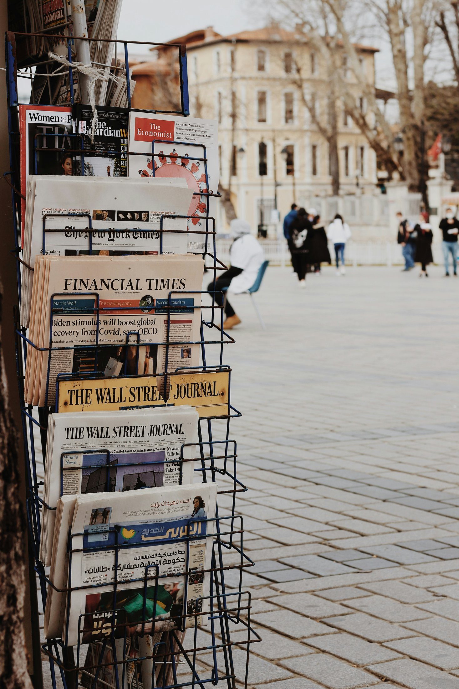 Un kiosque à journaux