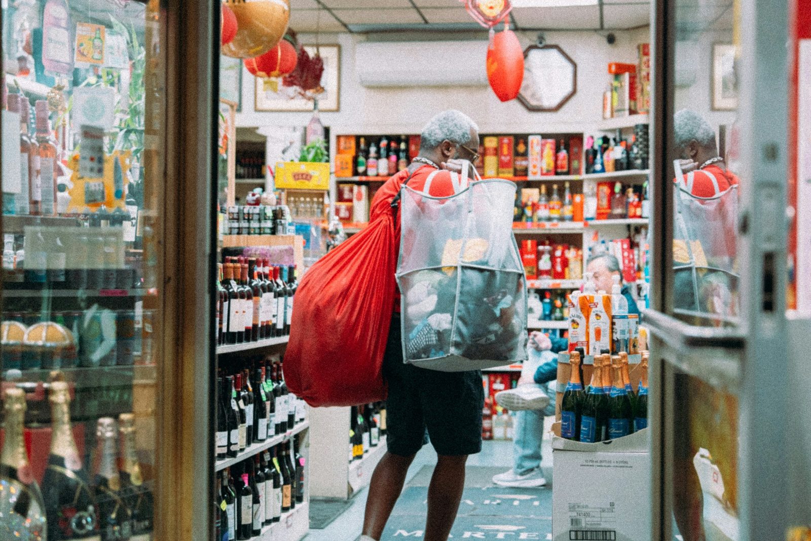 Un linéaire de supermarché